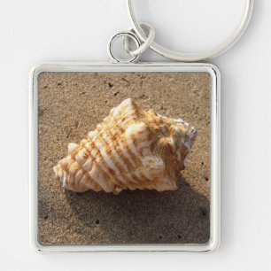 Llavero Keychain de Conch Sea Shell Sand Beach