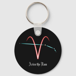 Llavero Keychain de Constellation Aries de Zodiac