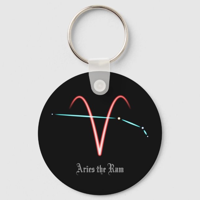 Llavero Keychain de Constellation Aries de Zodiac (Anverso)