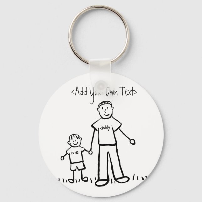 Llavero Keychain de Daddy's Boy (Anverso)