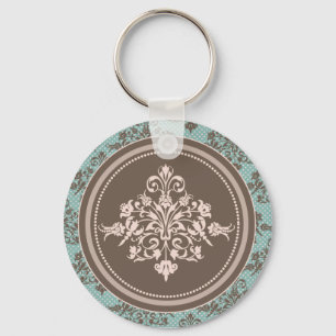 Llavero Keychain de Damask de otoño