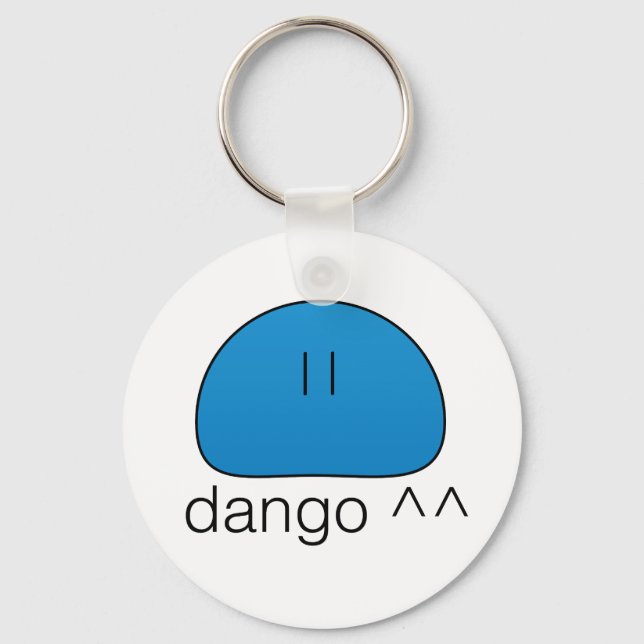 Llavero Keychain de Dango Azul (Anverso)