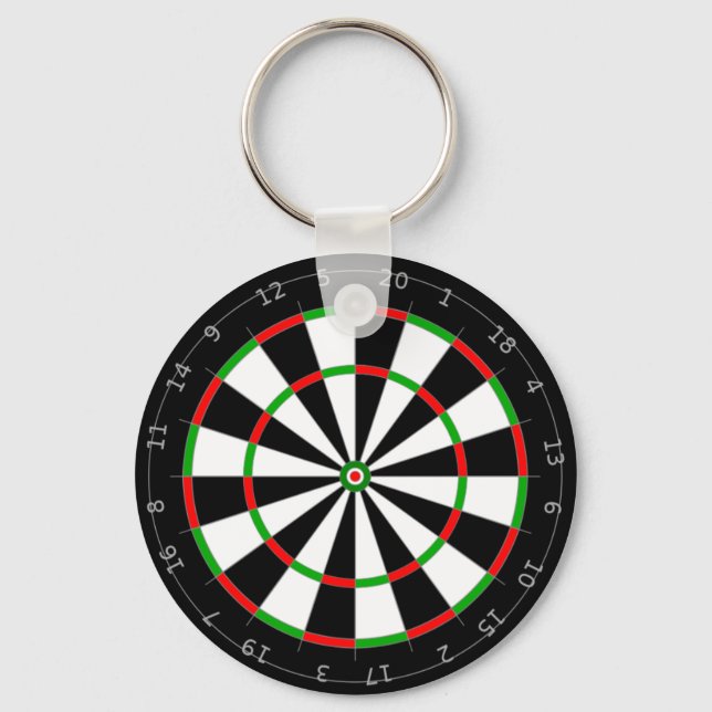 Llavero Keychain de Dart Board (Anverso)