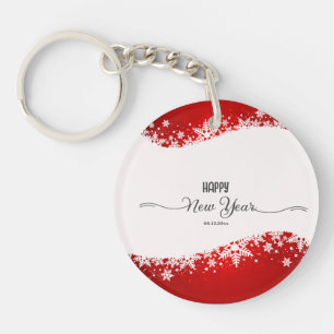 Llavero Keychain de decoración de Navidades rojos