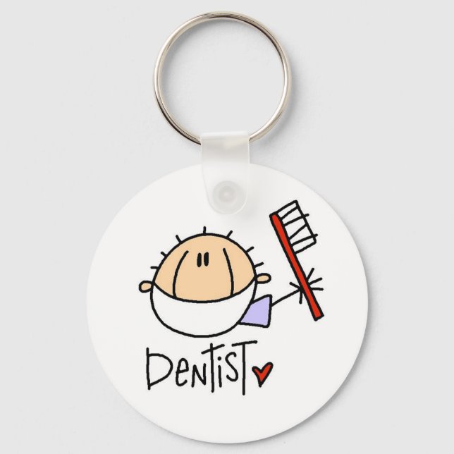 Llavero Keychain de Dentist masculino (Anverso)