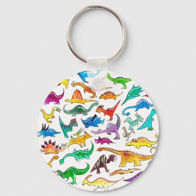 Llavero Keychain de 'Dinosaurios para principiantes' (Anverso)