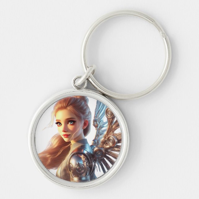 Llavero Keychain de diseño de ángel (Frente)