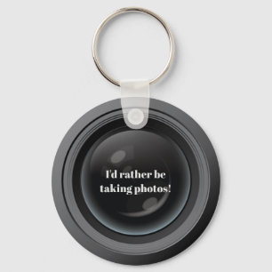 Llavero Keychain de diseño de lentes de cámara