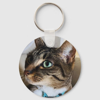 Llavero Keychain de doble cara de Mascota de foto-círculo 