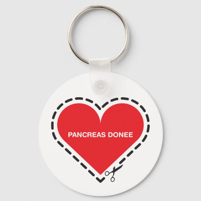 Llavero Keychain de Donación de Páncreas (Anverso)