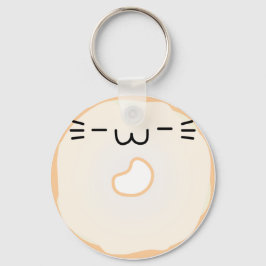 Llavero Keychain de Donut Gato Alucido