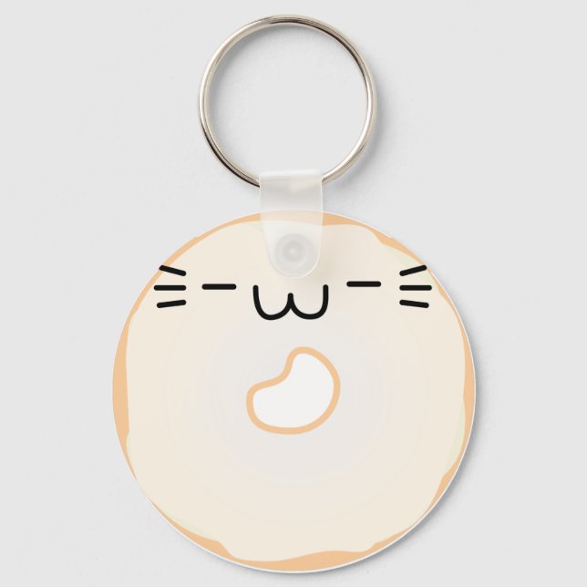 Llavero Keychain de Donut Gato Alucido (Anverso)