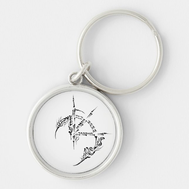 Llavero Keychain de Edgy Tribal Art (Frente)