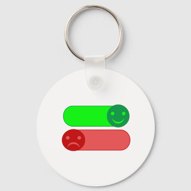 Llavero Keychain de Emoji del interruptor de modo (Anverso)