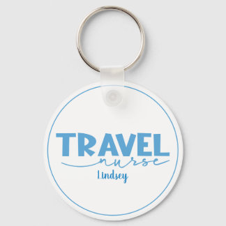 Llavero Keychain de enfermería de viajes personalizada