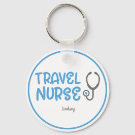 Llavero Keychain de enfermería de viajes personalizada