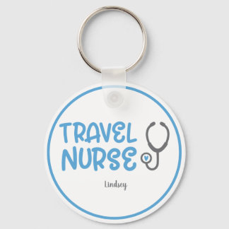 Llavero Keychain de enfermería de viajes personalizada