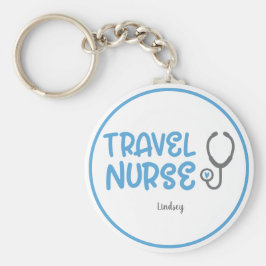 Llavero Keychain de enfermería de viajes personalizada