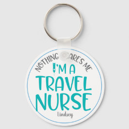 Llavero Keychain de enfermería de viajes personalizada