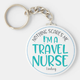 Llavero Keychain de enfermería de viajes personalizada