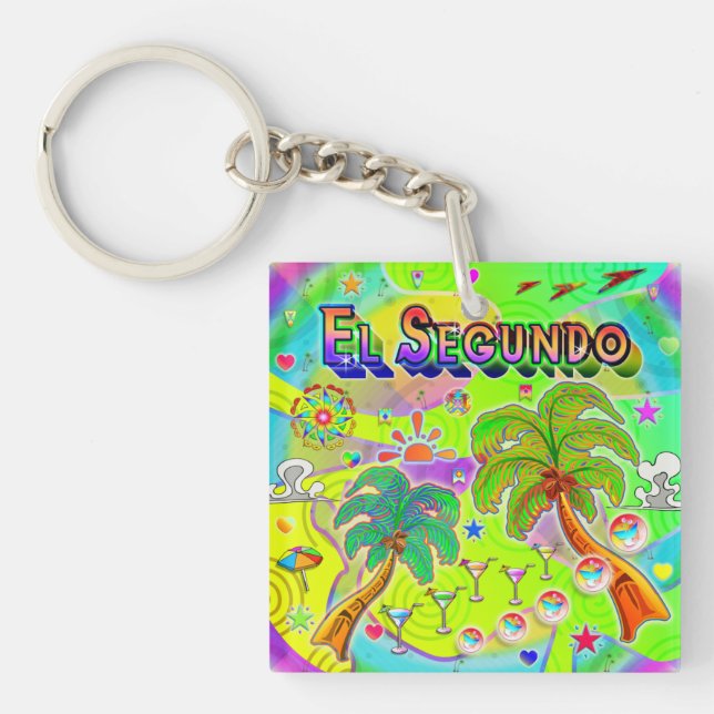 Llavero Keychain de enfoque mental para el segundo (Frente)