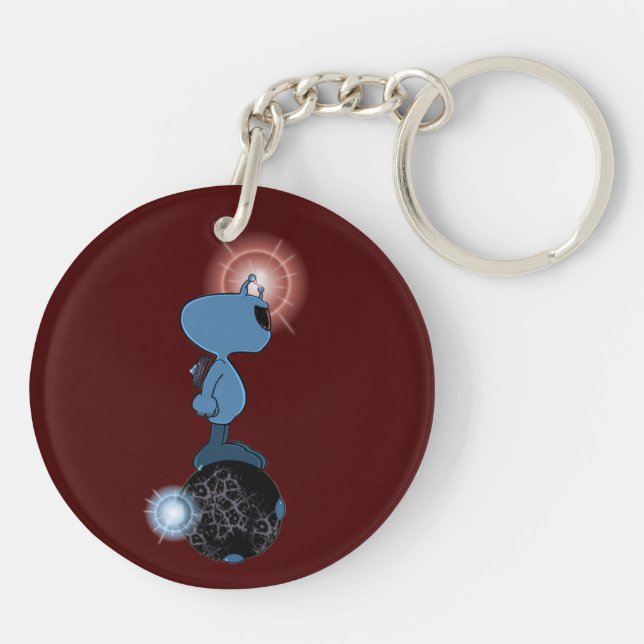 Llavero Keychain de Esfera de Qwiby (Atrás)