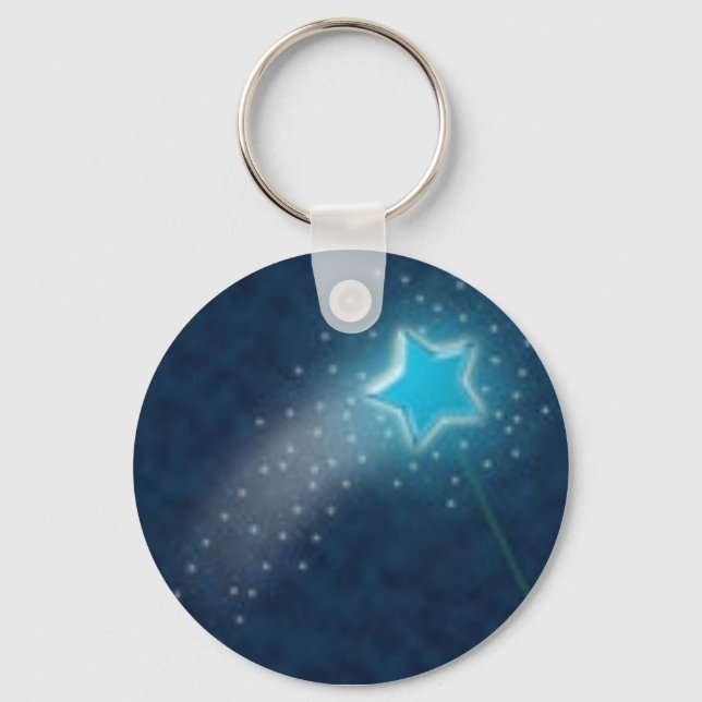 Llavero Keychain de estrella azul (Anverso)