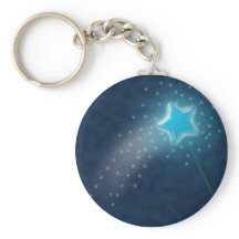 Keychain de estrella azul