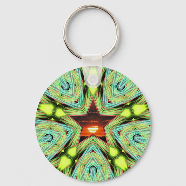 Llavero Keychain de Estrella del Sol (Anverso)