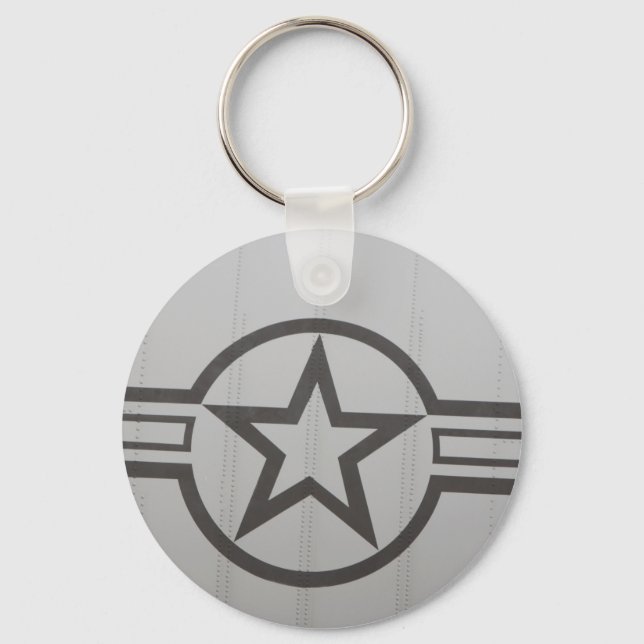Llavero Keychain de estrella militar (Anverso)