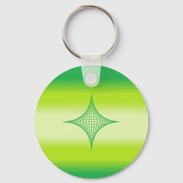 Llavero Keychain de estrella verde (Anverso)