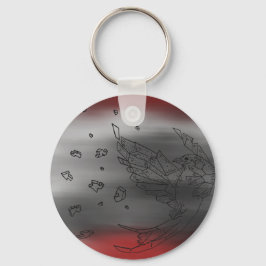 Llavero Keychain de explosión de pájaro de origen