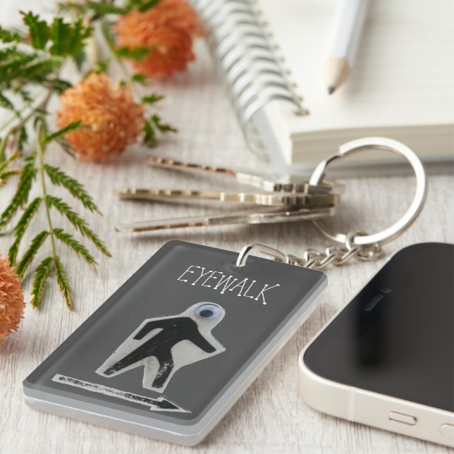 Llavero Keychain de EyeWalk (Frente Derecha)