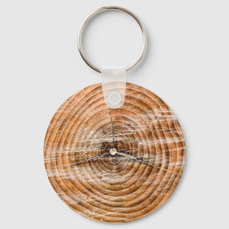 Llavero Keychain de Faux Wood Slice