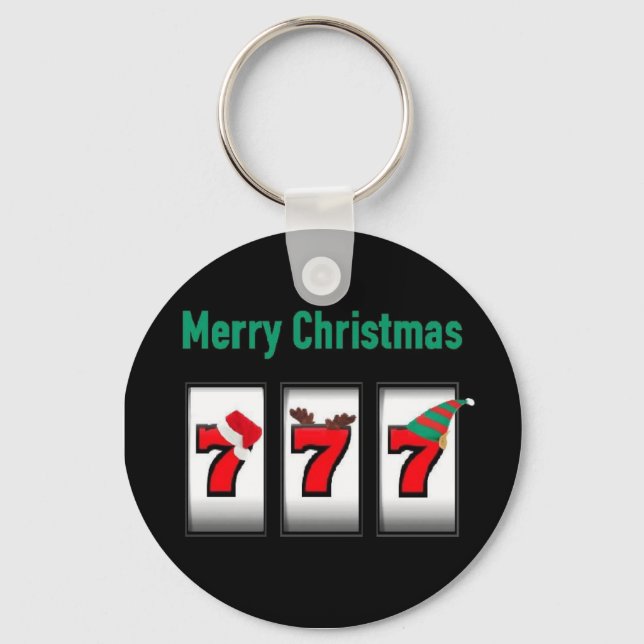 Llavero Keychain de Feliz Navidad 777 (Anverso)