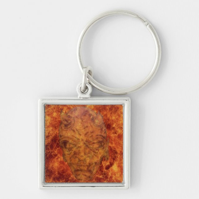 Llavero Keychain de Fire Demon Square (Frente)