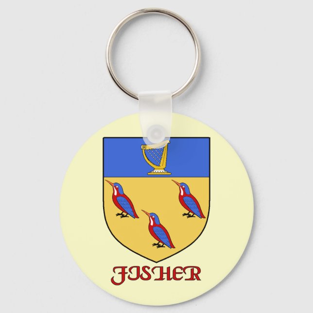 Llavero Keychain de Fisher Family Shield (Anverso)