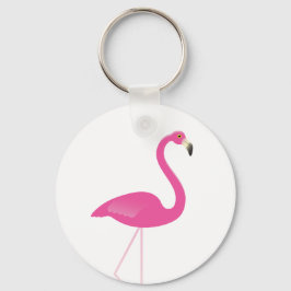 Llavero Keychain de Flamingo Girly Pink