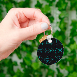 Llavero Keychain de flechas punteadas