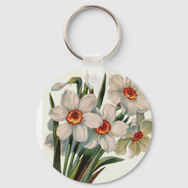 Llavero Keychain de flores (Anverso)
