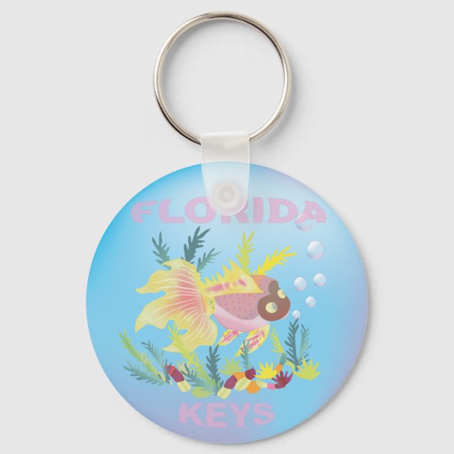 Llavero Keychain de Florida Keys Souvenir (Anverso)