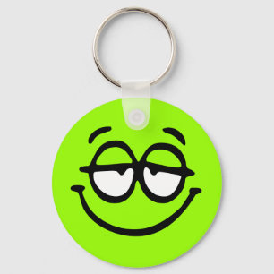 Llavero Keychain de fondo de Personalizable emoticono