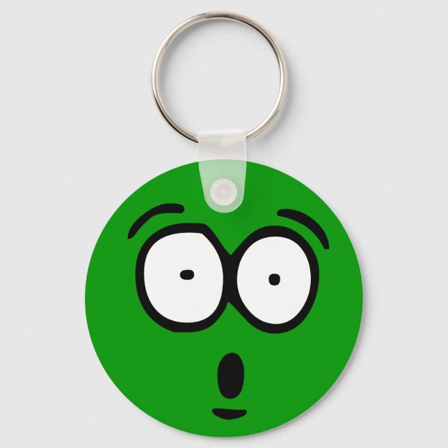 Llavero Keychain de fondo de Personalizable emoticono (Anverso)