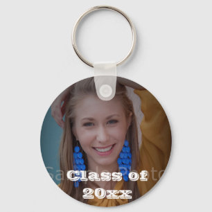 Llavero Keychain de fotos de graduación personalizada