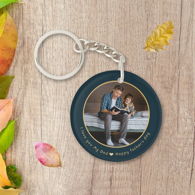 Llavero Keychain de fotos del Día del Padre Feliz (Subido por el creador)
