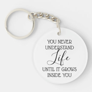 Llavero Keychain de fotos del Personalizado del Sonograma 