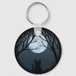 Llavero Keychain de Gato Graso Gato Negro Regalos Mascotas
