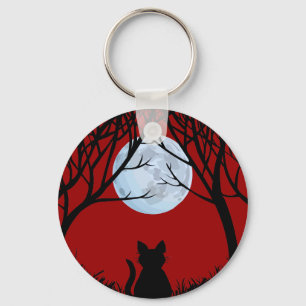 Llavero Keychain de Gato Graso Gato Negro Regalos Mascotas