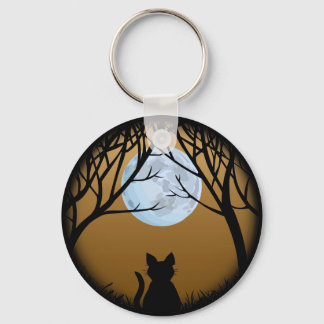 Llavero Keychain de Gato Graso Gato Negro Regalos Mascotas