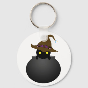 Llavero Keychain de gato negro de Cauldron